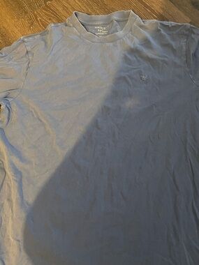 American Eagle Outfitters Men’s Crew Neck T-Shirt Classic Dusty Blue